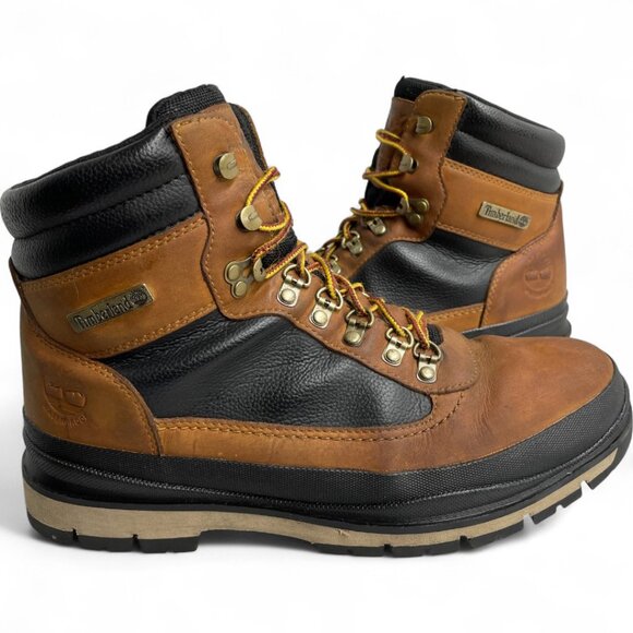 Timberland Field Trekker A1Z7X Brown Leather Primaloft Insulated Boots Mens 10.5 - Picture 1 of 15